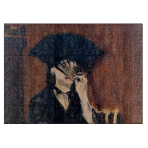 Edouard Manet - Berthe Morisot with a Fan Cutting Board