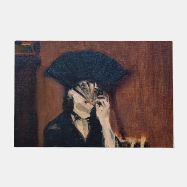 Edouard Manet - Berthe Morisot with a Fan Doormat (Front)
