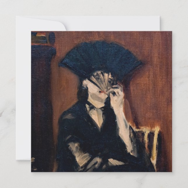 Edouard Manet - Berthe Morisot with a Fan Invitation (Front)