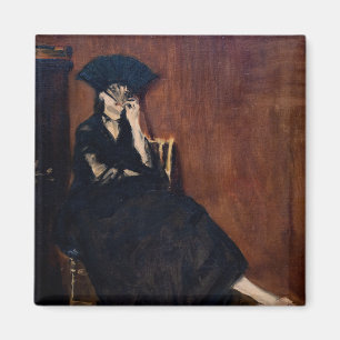 Edouard Manet - Berthe Morisot with a Fan Magnet