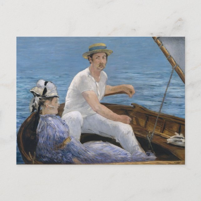 Edouard Manet - Boating Postcard (Front)