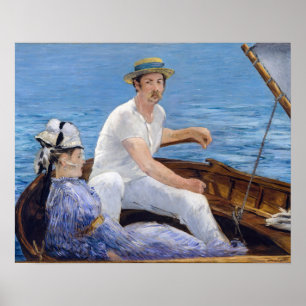 Edouard Manet - Boating Poster