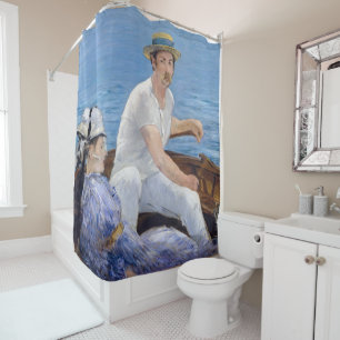 Edouard Manet - Boating Shower Curtain