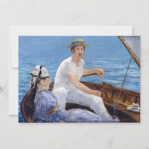 Edouard Manet - Boating Thank You Card