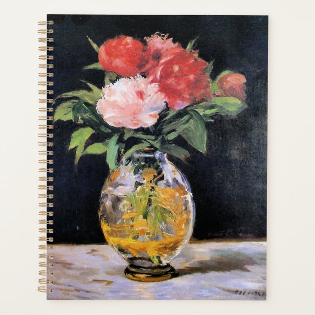 Edouard Manet - Bouquet of Flowers, Planner (Front)