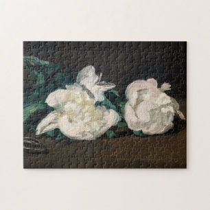 Edouard Manet - Branch of White Peonies, Secateurs Jigsaw Puzzle