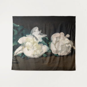 Edouard Manet - Branch of White Peonies, Secateurs Tapestry