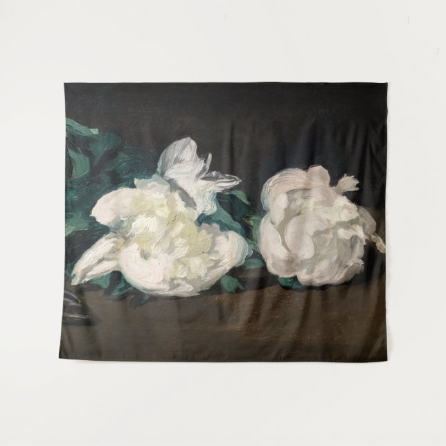Edouard Manet - Branch of White Peonies, Secateurs Tapestry (Front (Horizontal))