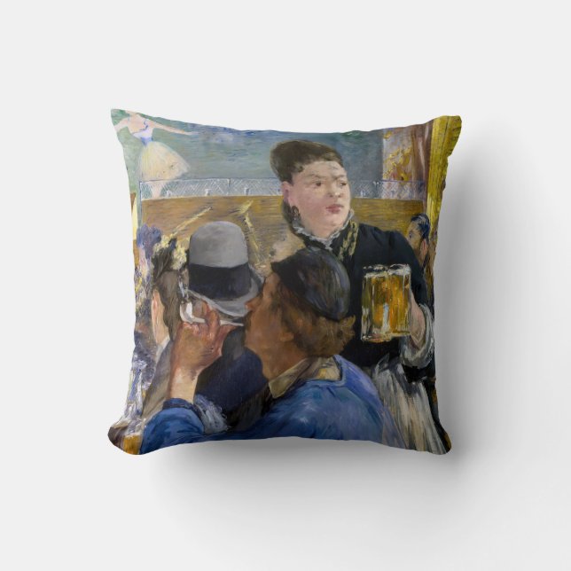 Edouard Manet - Corner of a Cafe-Concert Cushion (Front)