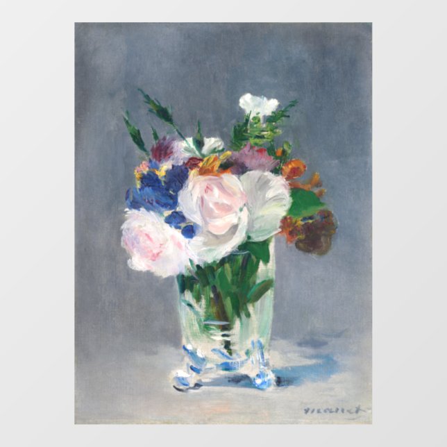 Edouard Manet - Flowers in a Crystal Vase (Sheet)