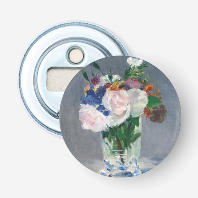 Edouard Manet - Flowers in a Crystal Vase Bottle Opener (Front)