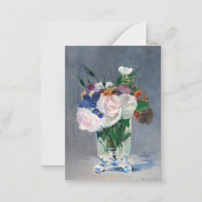 Edouard Manet - Flowers in a Crystal Vase Card (Front)