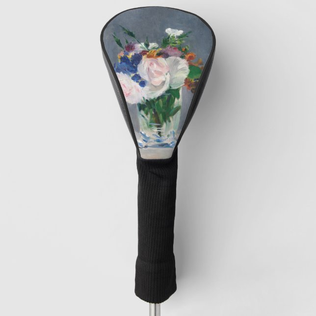 Edouard Manet - Flowers in a Crystal Vase Golf Head Cover (Front)