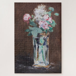 Edouard Manet - Flowers in a Crystal Vase Jigsaw Puzzle