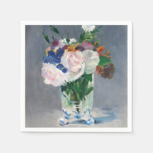 Edouard Manet - Flowers in a Crystal Vase Napkin