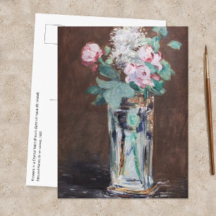Edouard Manet - Flowers in a Crystal Vase Postcard