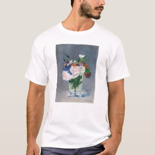 Edouard Manet - Flowers in a Crystal Vase T-Shirt