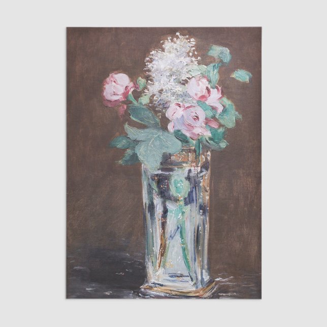 Edouard Manet - Flowers in a Crystal Vase Tissue Paper (Creator Uploaded)
