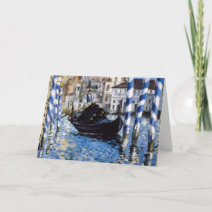 Edouard Manet - Grand Canal, Venice Card