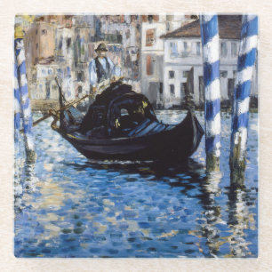 Edouard Manet - Grand Canal, Venice Glass Coaster