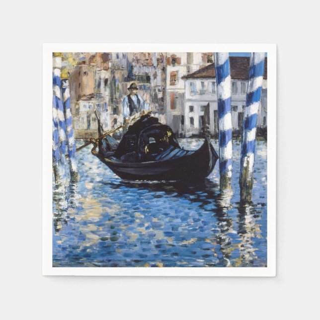 Edouard Manet - Grand Canal, Venice Napkin (Front)