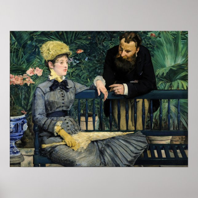 Edouard Manet - In the Conservatory Poster (Front)