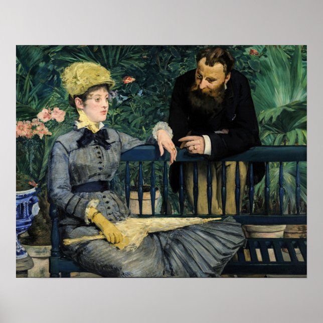 Edouard Manet - In the Conservatory Poster (Front)