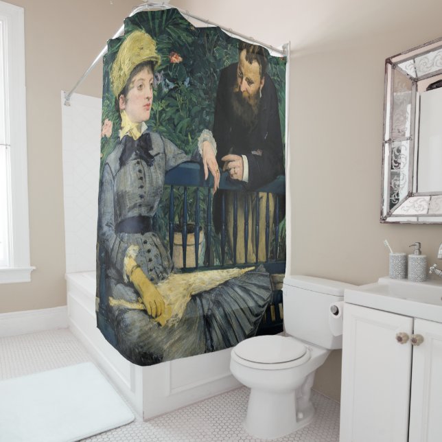 Edouard Manet - In the Conservatory Shower Curtain (In Situ)