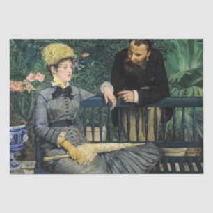 Edouard Manet - In the Conservatory Tissue Paper
