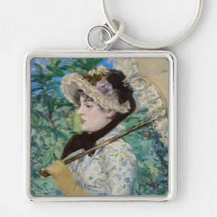 Edouard Manet - Jeanne / Spring Key Ring