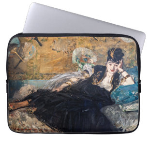 Edouard Manet - Lady with Fans Laptop Sleeve