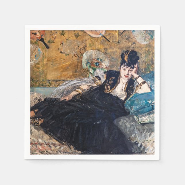 Edouard Manet - Lady with Fans Napkin (Front)