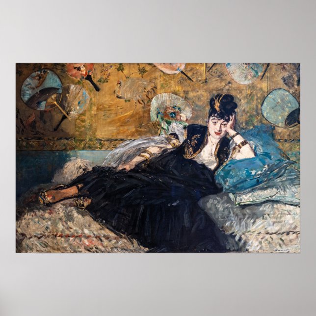Edouard Manet - Lady with Fans Poster (Front)