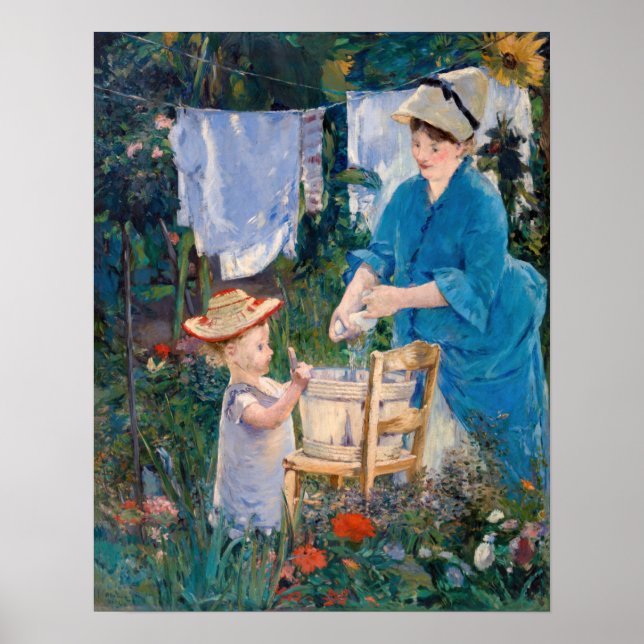 Edouard Manet - Laundry Poster (Front)