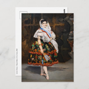 Edouard Manet - Lola de Valence Postcard