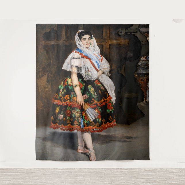 Edouard Manet - Lola de Valence Tapestry (Front)