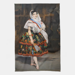 Edouard Manet - Lola de Valence Tea Towel