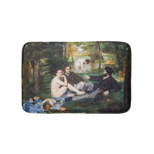 Edouard Manet - Luncheon on the Grass Bath Mat