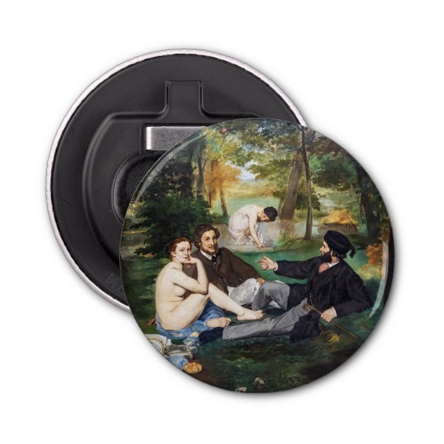 Edouard Manet - Luncheon on the Grass Bottle Opener (Front)