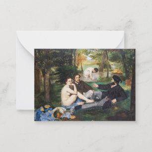 Edouard Manet - Luncheon on the Grass Card
