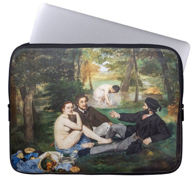 Edouard Manet - Luncheon on the Grass Laptop Sleeve (Front)