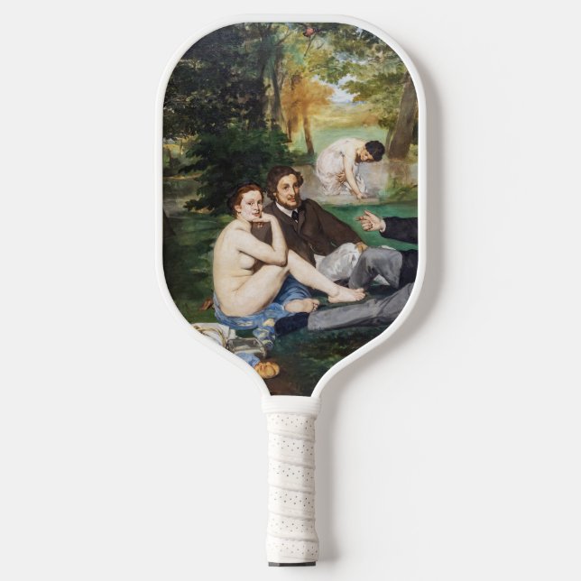 Edouard Manet - Luncheon on the Grass Pickleball Paddle (Front)