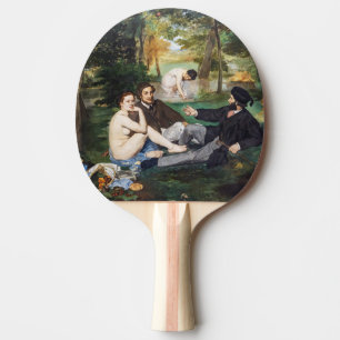 Edouard Manet - Luncheon on the Grass Ping Pong Paddle