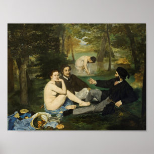 Edouard Manet - Luncheon On The Grass Poster