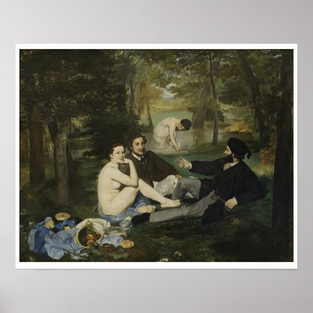 Edouard Manet - Luncheon on the Grass Poster (Front)