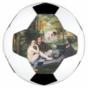 Edouard Manet - Luncheon on the Grass Soccer Ball