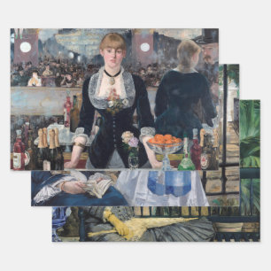 Edouard Manet - Masterpieces Selection Wrapping Paper Sheet