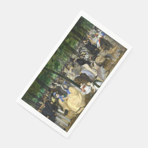Edouard Manet - Music in the Tuileries Gardens Napkin
