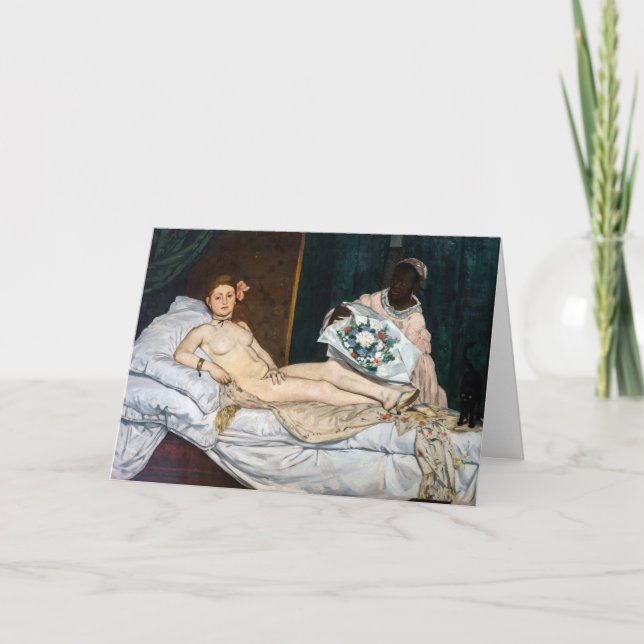 Edouard Manet - Olympia Card (Front)