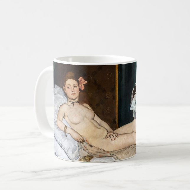 Edouard Manet - Olympia Coffee Mug (Front Left)